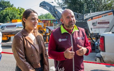 Yuni Benítez y la SICT dan inicio al reencarpetamiento de la carretera federal 120 en Landa de Matamoros
